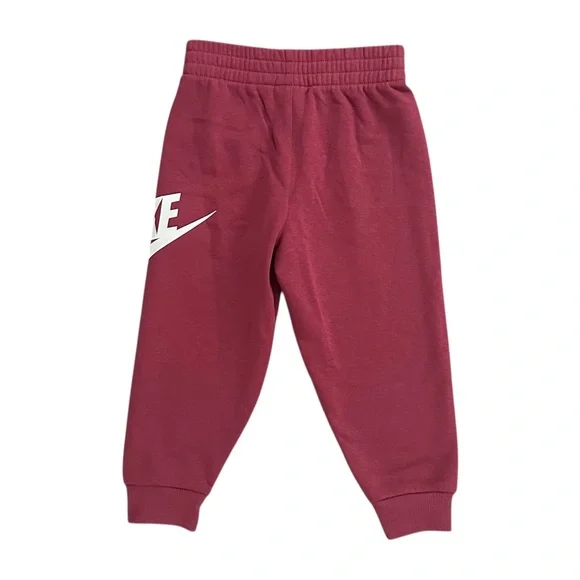 Nike Sweet Beet Logo Hooded Sweatshirt And Jogger Pants 2PC Set Girls 4T NWT - Picture 4 of 5